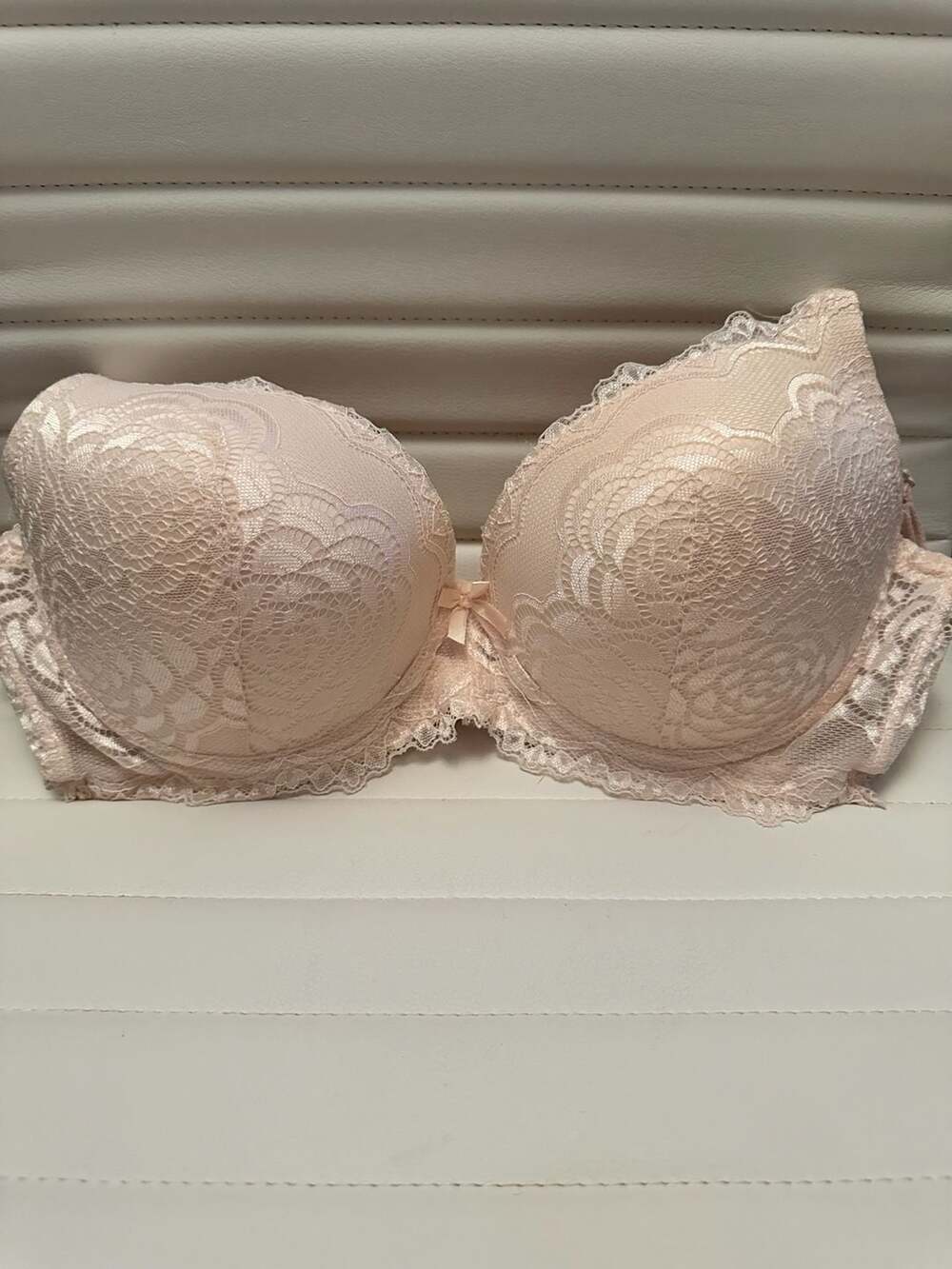 Rene Rofe Floral Lace Underwire Padded Bra Size 38C